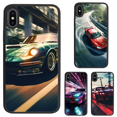 For Motorola Apple iPhone Samsung Galaxy Speed Yokohama drift Car Anti drop Case - Image 1 of 4