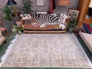Vintage Turkish Rug 280x172 cm, Tribal Wool Carpet Large - Picture 1 of 11
