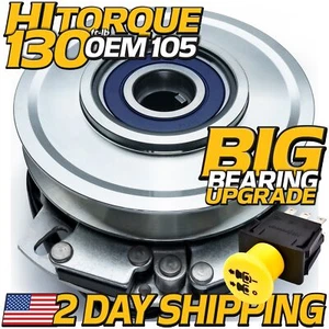 High Torque 130ftlbs (OEM 105) Clutch 917-04214 & 10A PTO Switch for Cub Cadet - Picture 1 of 13