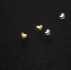 Adorable Tiny Love Heart Silver / Gold Stud Earrings