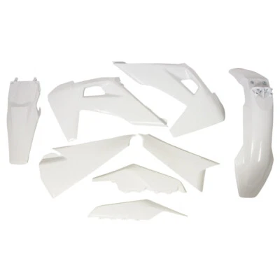 БЕЛЫЙ пластиковый комплект подходит для Husqvarna TE300i 2020 2021 2022 2023 - Изображение 1 из 3