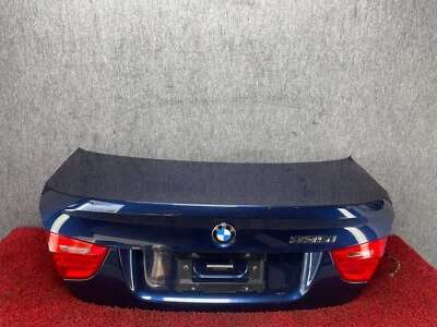 Conjunto de tapa de maletero trasero BMW E90 2009-2011 azul profundo metálico OEM 40K Foto 1 de 4