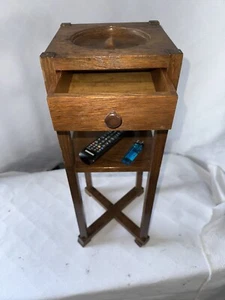 Supporto da fumo vintage, circa '900 con posacenere - Foto 1 di 9
