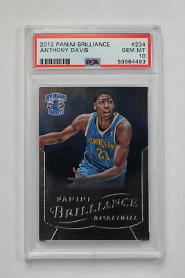 2012-13 Panini Brilliance ANTHONY DAVIS #234 Rookie RC PSA 10 Gem Mint - Image 1 of 2