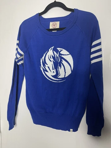 Rare ‘47 dallas mavericks Blue drop needle sweater Size M Cover