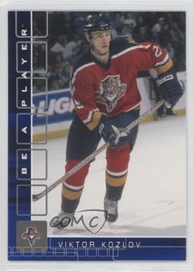 2001-02 ITG Be A Player Memorabilia Sapphire /100 Viktor Kozlov #259