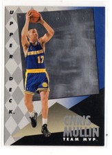 CHRIS MULLIN 1993-94 UPPER DECK TEAM MVP HOLOGRAM INSERT #9  (ID N490)