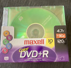 Maxell Color Dvd+R 10 Pack 4.7 Gb 120 Min Blank Dvd+R Media Discs