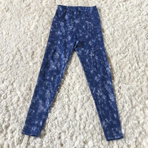 Body Guante Bolsillos Laterales Teléfono Leggings Pantalones Azul Pintura Salpicaduras Mujer Mediano - Imagen 1 de 9