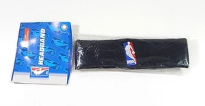 Diadema de tela de rizo NBA Authentics nueva negra - Imagen 1 de 2