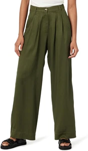 The Drop Damen Amalia Relaxed Bundfaltenhose für mühelosen Stil, Medium - Bild 1 von 7