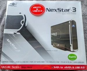NexStar.3 (NST-360SU-BK) External 3.5" Hard Drive Enclosure, eSATA & USB 2.0 Int - Photo 1/4