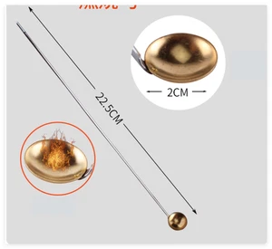 Burning spoon Heating spoon Combustion reaction tool copper head burning spoon - Imagen 1 de 2