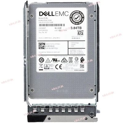 8PYG5 08PYG5 Dell EMC 3.84TB 6Gbps SATA RI TLC 2.5'' SSD 14/15/16G KIT - Image 1 of 4