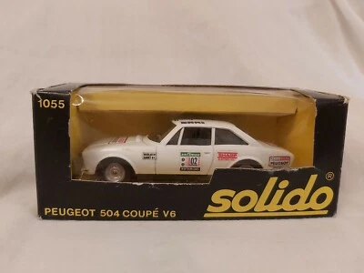Solido Nº 1055 Peugeot 504 V6 Rallye Escala 1/43 Foto 1 de 2