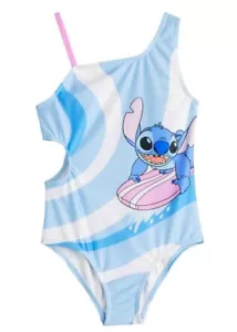 Disney Lilo and Stitch Swimsuit Tankini Bikini Swim Set Girls 4 5 6 6X NWT NEW - Picture 1 of 4