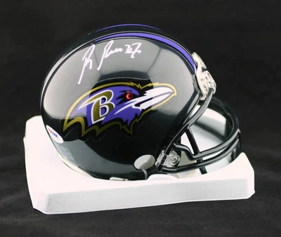 Minicasco firmado por Ray Rice Baltimore Ravens + 27 ITP PSA/ADN AUTOGRAFIADO NUEVO Foto 1 de 2