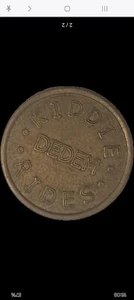 Gettone Kiddie Rides DEDEM Coin collezione anni 70/80 SENZA FIGURA RARISSIMO - Foto 1 di 2