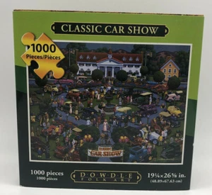 Rompecabezas Dowdle Classic Car Show 2012 1000 piezas rompecabezas nuevo - Imagen 1 de 10