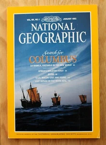 National Geographic enero 1992; Columbus; La Isabela; Miami; USS Macon; Seals - Imagen 1 de 15