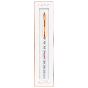 Cepillo de uñas acrílico Kiara Sky 100 % Kolinsky #8 - mango transparente - Imagen 1 de 2