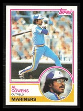 Al Cowens 1983 Topps #763  Seattle Mariners