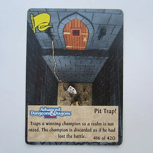 TSR Spellfire CCG 2da Edición Tarjeta Rara 416/420 ¡Trampa de Pozo! - Imagen 1 de 2