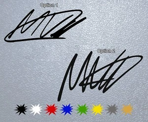 STICKER PEGATINA DECAL VINYL Max Verstappen Signature - Picture 1 of 4