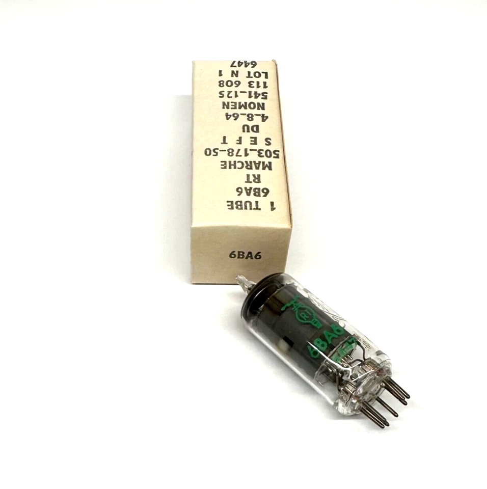 Tubi valvola 6BA6 5749 CV4009 NOS RT France - Immagine 1 di 1