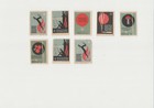 Matchbox Labels Liepaja Baltija USSR Soviet Lot 8 Pieces Collection  RARE