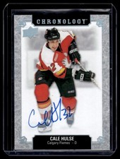 2018-19 Upper Deck Chronology Franchise History Autos Cale Hulse Auto Calgary