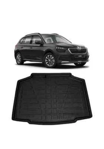 SKODA KAMIQ 2019 ONWARDS BOOT LINER TRAY MAT-FLOOR MAT-NON SLIP-WATER PROOF - Picture 1 of 6