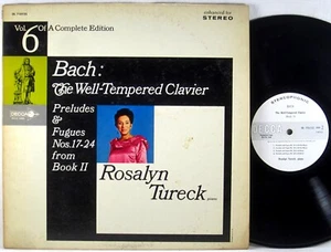 DECCA GOLD STEREO PROMO JS Bach TURECK Well-Tempered Clavier Vol. 6 DL-710125 - Picture 1 of 5