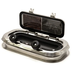 Pursuit Boat Portlight Hatch Window 5510001 | Bomar Stainless Steel - Bild 1 von 6