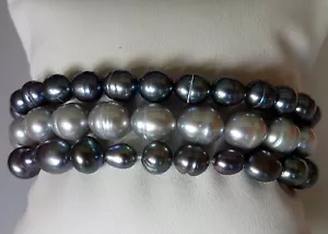 Honora Set di 3 Bracciali Elasticizzati Perle Coltivate - Foto 1 di 3