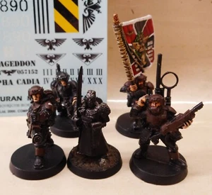 GW Games Workshop WH 40k Cadian Command Squad Astra Militarum Imperial Guard OOP - Picture 1 of 5