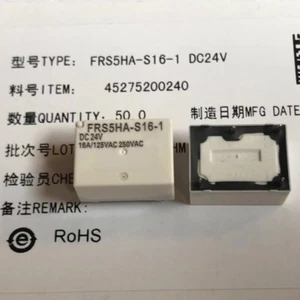 2PCS FRS5HA-S16-1 Electromagnetic Relay DC24V 16A 10PCS - Picture 1 of 1