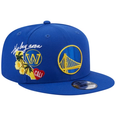 Boné Snapback Masculino NBA Bay Area Golden State Warriors New Era Icon 9FIFTY - Imagem 1 de 4