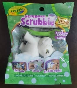 Crayola Scribble Scrubbie Safari Animals Pets - Biko the Hippopotamus  - Picture 1 of 4