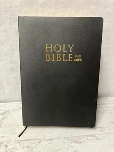 Holy Bible King James Version KJV Black Paperback Old and New Testament 7.5x5.25 - Picture 1 of 6