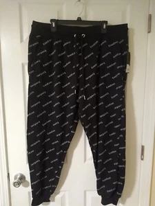Bebe Sport Basic Jogginghose Active Wear Hose Größe 3X schwarz/weiß neu 84 $ (T010K) - Bild 1 von 6