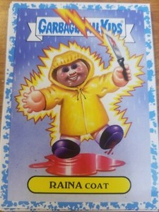 2019 GPK Garbage Pail Kids Revenge oh Horror-ible 1b Raina Coat BLUE 11/99