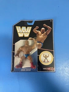 FIGURA DE ACCIÓN RETRO IRON SHEIK WWE SERIE 8 NUEVA MATTEL 2019. - Imagen 1 de 3