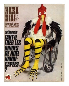 HARA KIRI n°159 Dec 1974  Dindes de Noël handicapées  WILLEM  / REISER  TBE - Picture 1 of 2