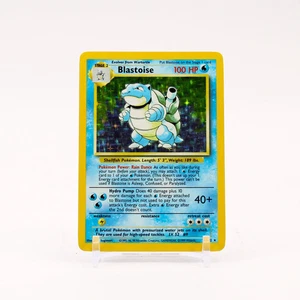 Blastoise - 2/102 Base Set Unlimited Holo Rare Pokemon - LP/MP - Picture 1 of 2