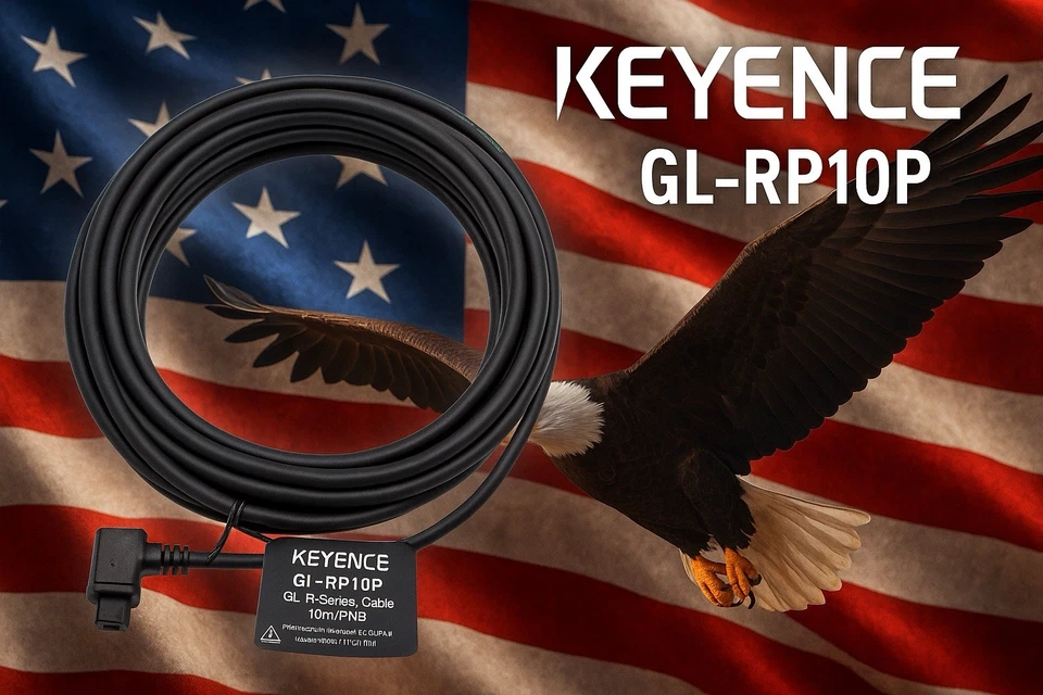 Keyence GL-RP10P Main Unit Connection Cable 10M 4 Wire - Brand New Sealed - Image 1 of 2