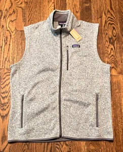 Chaleco Suéter Patagonia Para Hombres Mejor XL Gris Jaspeado Nuevo Con Etiquetas - Imagen 1 de 4