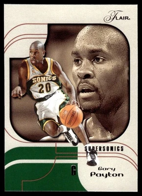 2002-03 Flair Gary Payton Seattle SuperSonics #35 - Image 1 of 2
