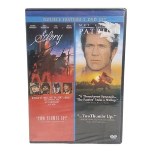 Glory The Patriot (Double Feature 2-DVD Set) Mel Gibson Denzel Washington New - Picture 1 of 7