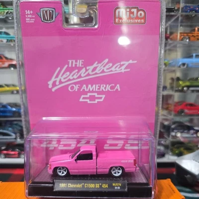 🔥 Máquinas M2 Chevrolet OBS 1991 C1500 SS 454 camioneta pickup rosa 🔥  Foto 1 de 2